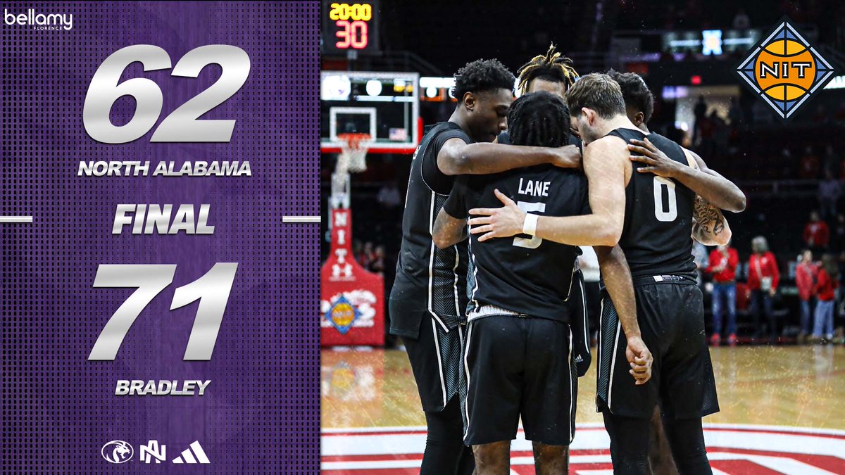 UNA_Basketball's tweet photo. Fought to the end.
This marks our first 24+ win season since 2008.
What a ride, Lion nation. Thank you for your support of this program all season. This one will live in history.
Forever and always,
#RoarLions 🦁 https://t.co/LXxqEy8z2H
