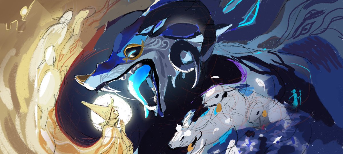 Ballz4lyfe11's tweet photo. @v0m0ttt I actually tried to draw something based off these forms a while ago because I love them 😁❤️ https://t.co/AuZekugEI0