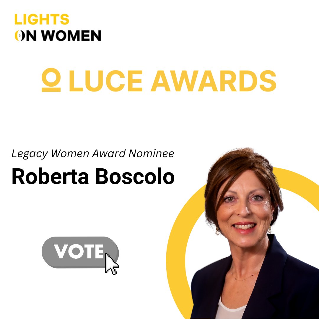 BoscoloRoberta's tweet image. I am thrilled to announce that I've been nominated for the Legacy Women category of the LUCE Awards!
This category is for a senior female professional who has advocate for clean energy, climate, and sustainability sectors. Vote here: loom.ly/eiAXuM8
by 3 April 2025