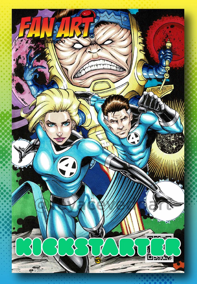 2.5 Days left to back my Kickstarter “FAN ART”.
kickstarter.com/projects/70389…
#fanart #fantasticfour #kickstarter #modok #cosplay #sketchbook #illustration #drawing #mrfantastic #reedrichards #comics #artbook #invisiblegirl #suestorm #marvelcomics #copicsketchmarkers #reyacevedoart