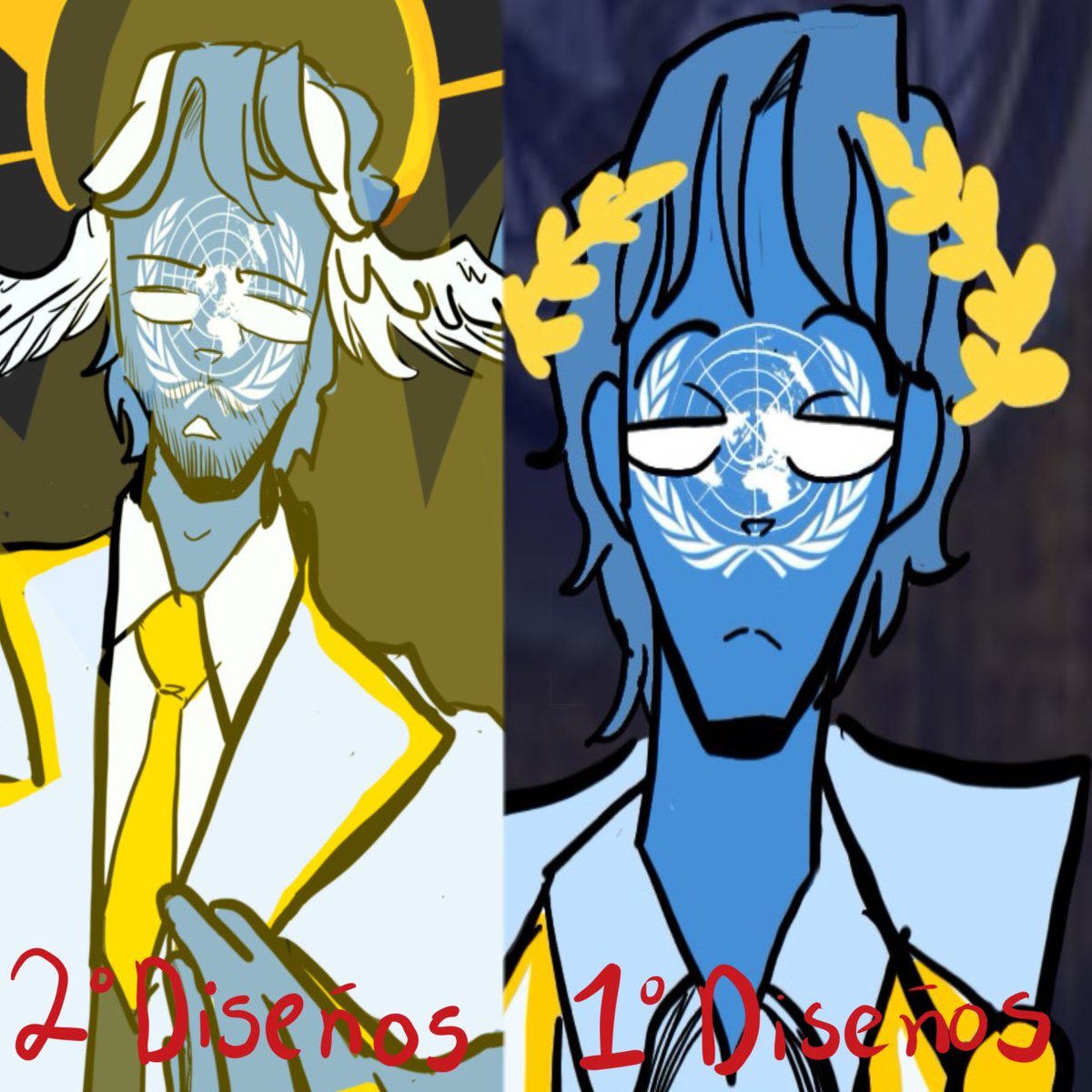 MissContry64's tweet photo. UNESCO,ONU,OMS.
The Brothers and sister. Cambios de diseño en OMS y ONU y con nuevo diseño de “UNESCO”
#CountryHumans #CountryHumansonu #countryhumansunesco #CountryHumansoms #CountryHumansorganization https://t.co/xE2aFIC0cZ