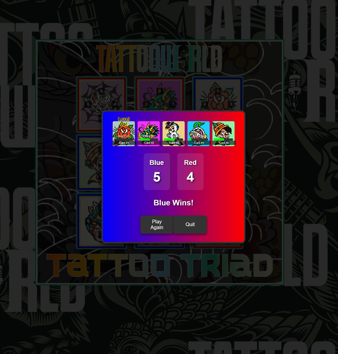 Tattoo World (@tattooworldnft) on Twitter photo We are excited to drop our:
Early Access Alpha Release
**TattooworldNft TattooTriad**
<a href="/futureverse/">Futureverse</a> crew have a play, send me your feedback!
Building for all of you!
…ttootriadearlyaccessalpha.netlify.app We are excited to drop our:
Early Access Alpha Release
**TattooworldNft TattooTriad**
<a href="/futureverse/">Futureverse</a> crew have a play, send me your feedback!
Building for all of you!
…ttootriadearlyaccessalpha.netlify.app