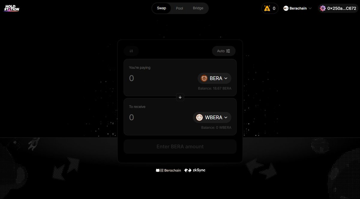 Holdstation - The DeFAI Smart Wallet tweet media