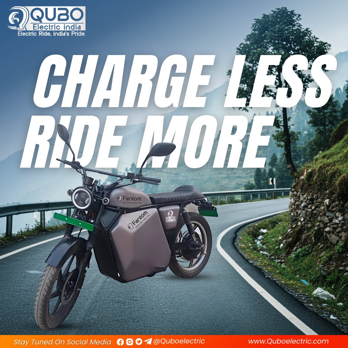 Quboelectric's tweet photo. 🔌 Charge Less, Ride More!
क्यूबो इलेक्ट्रिक आपको उच्च प्रदर्शन के साथ लंबी बैटरी लाइफ देता है।
ईंधन खर्च को अलविदा कहें!
#LongBatteryLife #EVScooter #NoMoreFuel https://t.co/VV9EsFr7gt