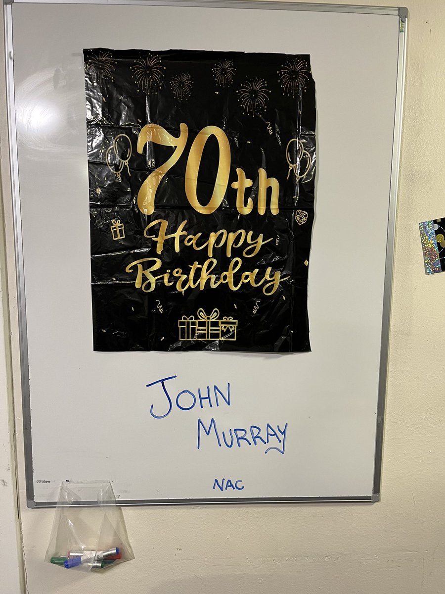 sam_alcroft's tweet photo. Happy Birthday John Murray NAC at Shieldhall in Glasgow 70 years young , 27 years with the Co @CoopFuneralcare @coopukcolleague @coopuk https://t.co/mwx22yooYR