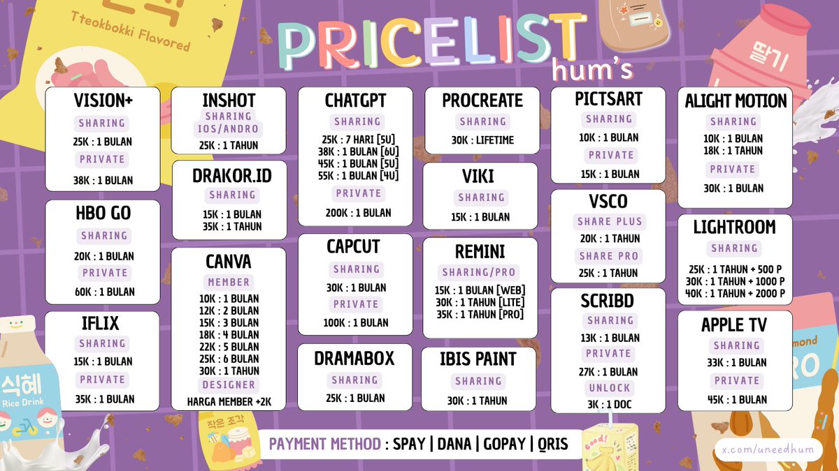 promowt's tweet photo. @snowietar 𓇿 ᳸ ִ heya, akak! 👧🏻 this girl carried trustworthy premium apps with a 100% guarantee in all duration dengan aplikasi lengkap. 🍭 worry not, i accept payment for all e-wallets. ˙｡꒷ respon cepat:

dm / wa {https://t.co/aaUXydfmTn} for order! 🎧

https://t.co/MYZWSvHFTG