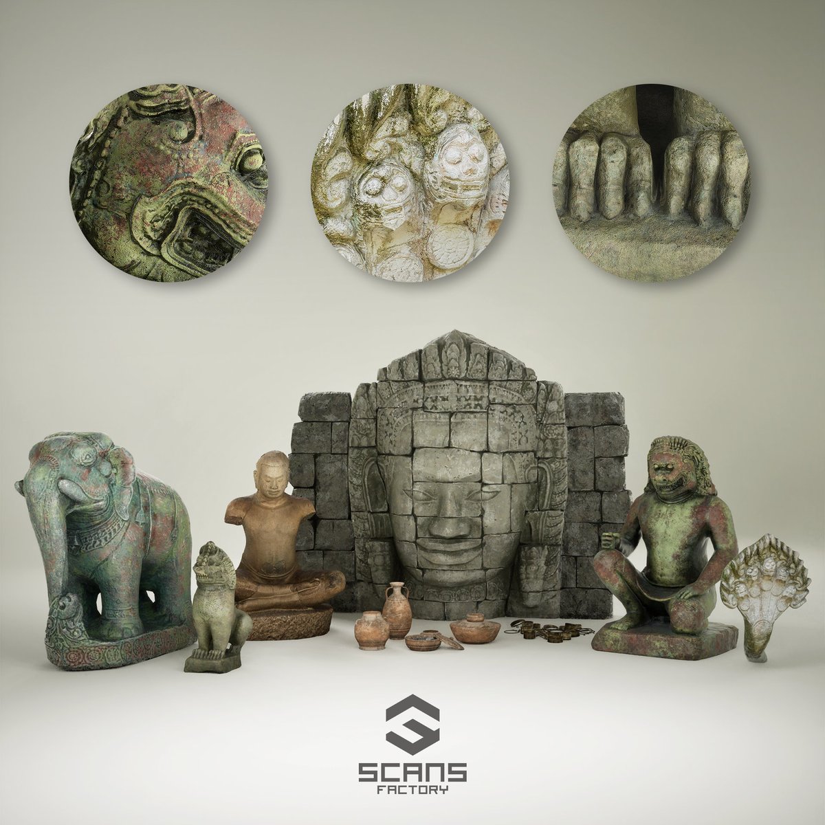 ScansFactory's tweet photo. ๐A sample of assets straight from a session in Cambodia.๐ฅThese and much more can be found in the Ancient Temple Ruins package.
FAB Market: https://t.co/X75cF9HiST
#unrealengine #realitycapture #ue5 #3d #nanite #ancient #scansfactory #gameart #TombRaider https://t.co/SLyLmhTBRB