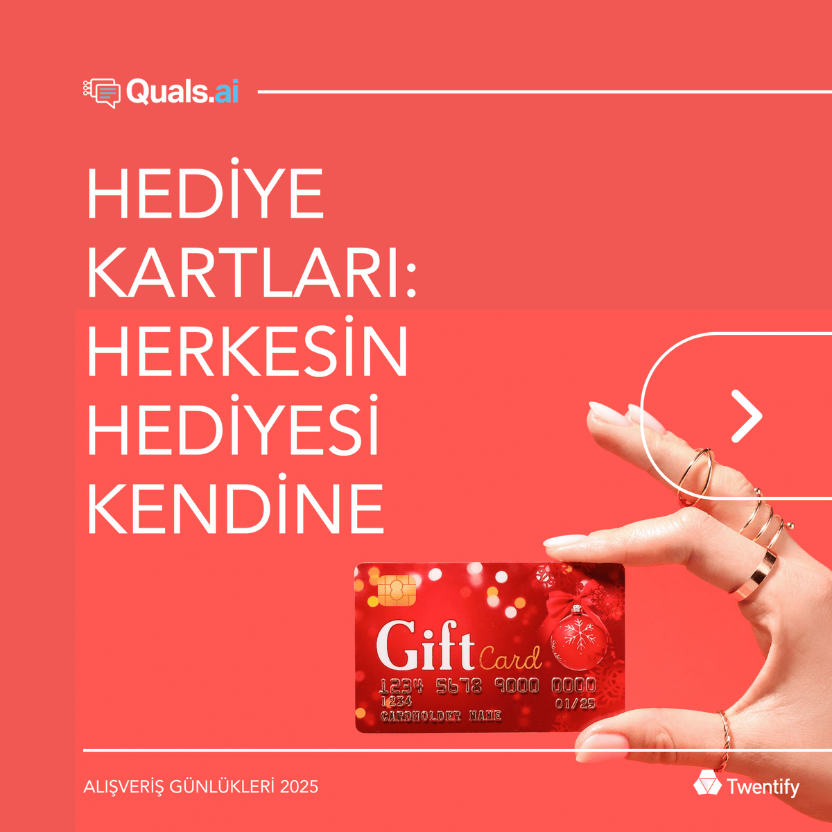 TwentifyTR's tweet photo. Hediye kartları seçim özgürlüğü sunarken, deneyim kartları unutulmaz anılar yaratıyor. Peki, tüketiciler hangisini daha anlamlı buluyor? Alışveriş Günlükleri 2025’in yeni bölümünde keşfedin! 👇
https://t.co/xQK2YI7ylc https://t.co/VctDMDmM82