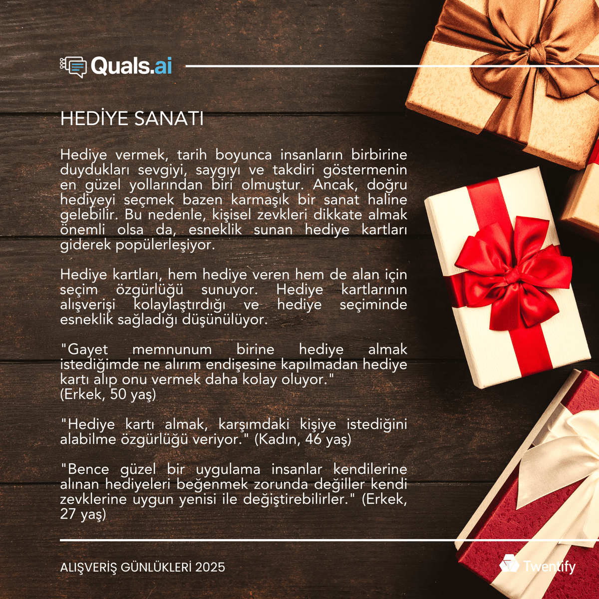 TwentifyTR's tweet photo. Hediye kartları seçim özgürlüğü sunarken, deneyim kartları unutulmaz anılar yaratıyor. Peki, tüketiciler hangisini daha anlamlı buluyor? Alışveriş Günlükleri 2025’in yeni bölümünde keşfedin! 👇
https://t.co/xQK2YI7ylc https://t.co/VctDMDmM82