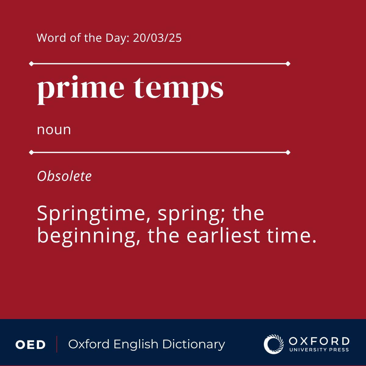 The OED tweet media