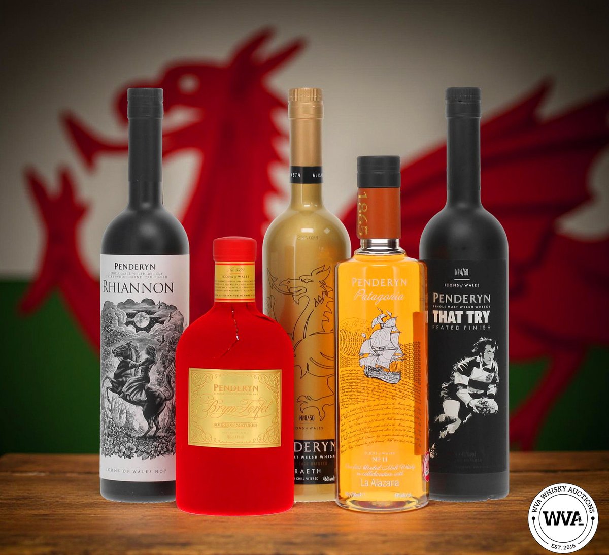 WvaAuctions's tweet photo. 🏁 OUR AUCTION ENDS TONIGHT 🏁

🐉"Iechyd Da" 🐉

#whisky #whiskey #whiskygram #SingleMaltWhisky #WhiskyLove  #wales #welsh #penderyn https://t.co/0g1aRzo3E3