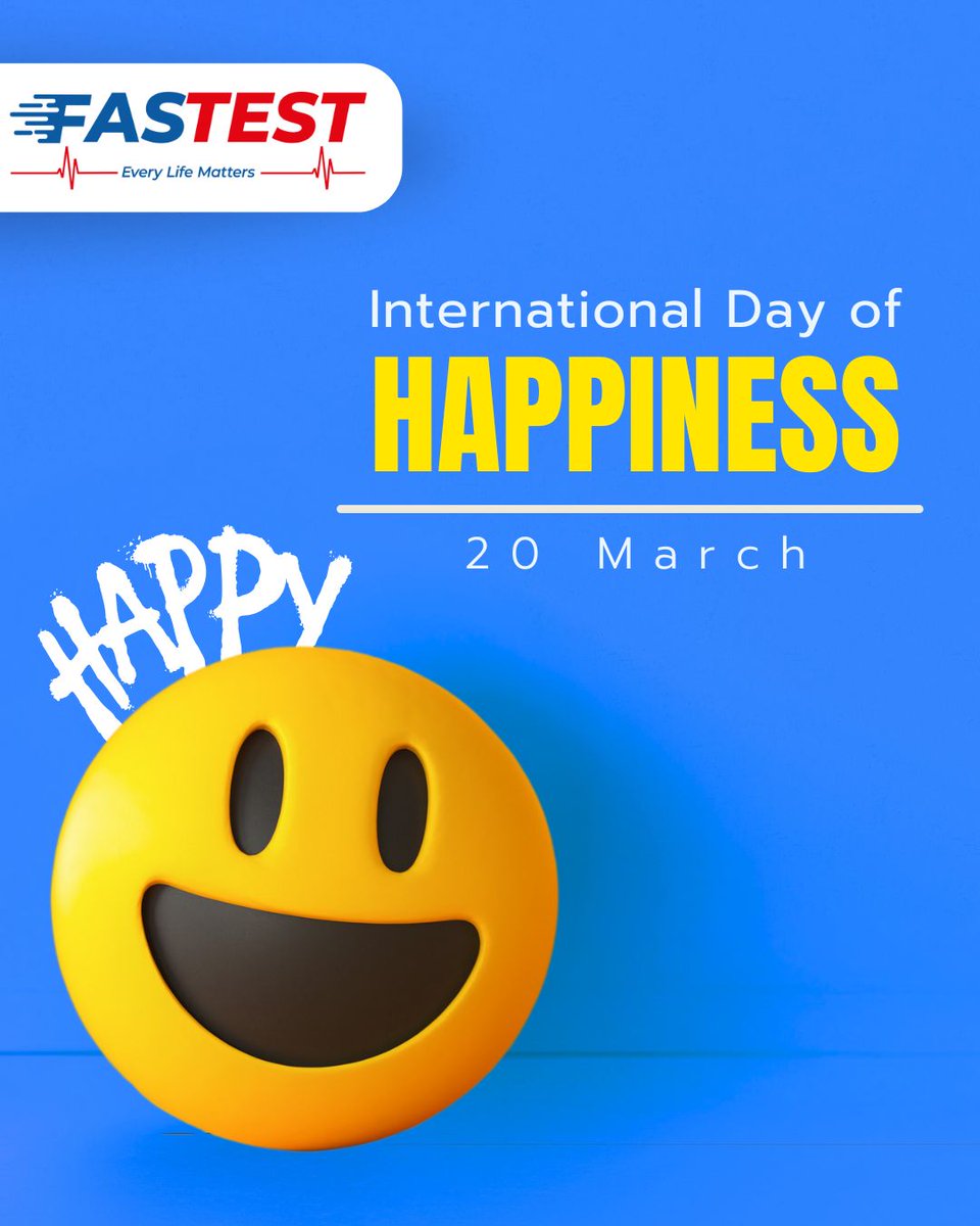 fastest_health's tweet image. Happiness is contagious… but don’t worry, no lab test required for this one. 😜🧪
Tag your chief happiness officer and let the positivity flow! 🌈#internationaldayofhappiness #positivevibesonly #contagioussmiles #happinessgoals #noprescriptionneeded #moodbooster #feelgoodvibes