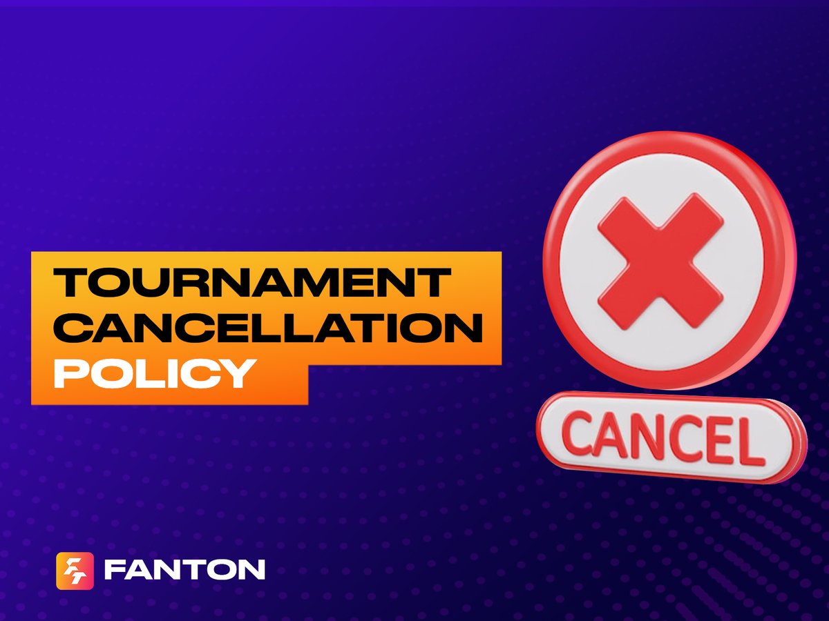 Fanton Fantasy Football (@fantasyfanton) on Twitter photo <a href="/FantasyFanton/">Fanton Fantasy Football</a> Tournament Cancellation Rules🚫
Match cancellations are not uncommon in world football. Let's figure out how match cancellations in real life can affect fantasy tournaments in Fanton game.
Read the rules for tournament cancellations covered in our game: <a href="/FantasyFanton/">Fanton Fantasy Football</a> Tournament Cancellation Rules🚫
Match cancellations are not uncommon in world football. Let's figure out how match cancellations in real life can affect fantasy tournaments in Fanton game.
Read the rules for tournament cancellations covered in our game: