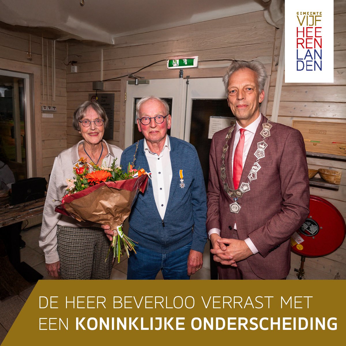 De heer Beverloo verrast met een Koninklijke onderscheiding

Lees meer via: vijfheerenlanden.nl/nieuws/2025/03…