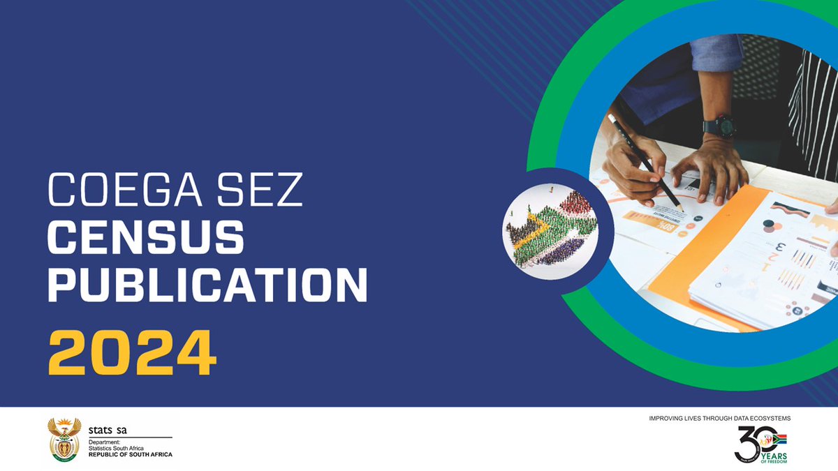 #StatsSA will officially handover the #CoegaSEZ2024 survey to the <a href="/coegadevcorp/">Coega Dev Corp</a> today at 10:00.

This vital survey provides key insights into:
📊Income &amp; investment trends
🏗️Capital expenditure in the SEZ
👷Employment &amp; job creation
🌍Imports &amp; exports driving economic growth