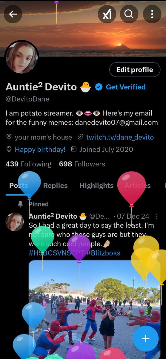 It seems to be that kind of day today hey. I haven't been very active as I navigate a new chapter in my life, but I still love you all the same 🩷✨

Thank you for being alive. Thank you for being you. To another year around the sun 🫂