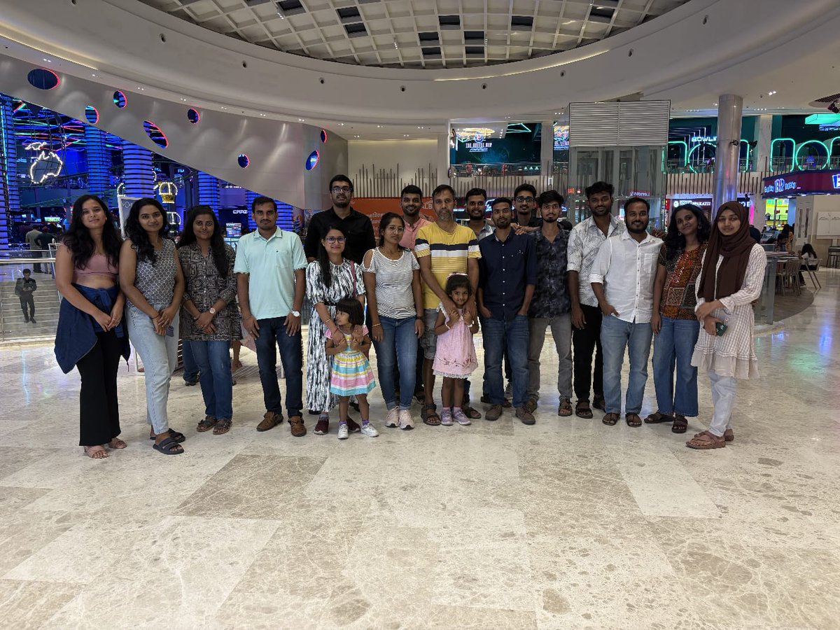 YVR Lab at IISER TVM (@groupyvr) on Twitter photo 🎂A belated post. Our group celebrated our boss's promotion to Associate Professor in Lulu Mall, Trivandrum. We thank all our past and present colleagues who laid the foundation of the lab.
We hope to keep our YVR family growing!!!
<a href="/tvmiiser/">IISER Thiruvananthapuram</a> <a href="/Chemie_iisertvm/">School of Chemistry IISER TVM</a> 🎂A belated post. Our group celebrated our boss's promotion to Associate Professor in Lulu Mall, Trivandrum. We thank all our past and present colleagues who laid the foundation of the lab.
We hope to keep our YVR family growing!!!
<a href="/tvmiiser/">IISER Thiruvananthapuram</a> <a href="/Chemie_iisertvm/">School of Chemistry IISER TVM</a>