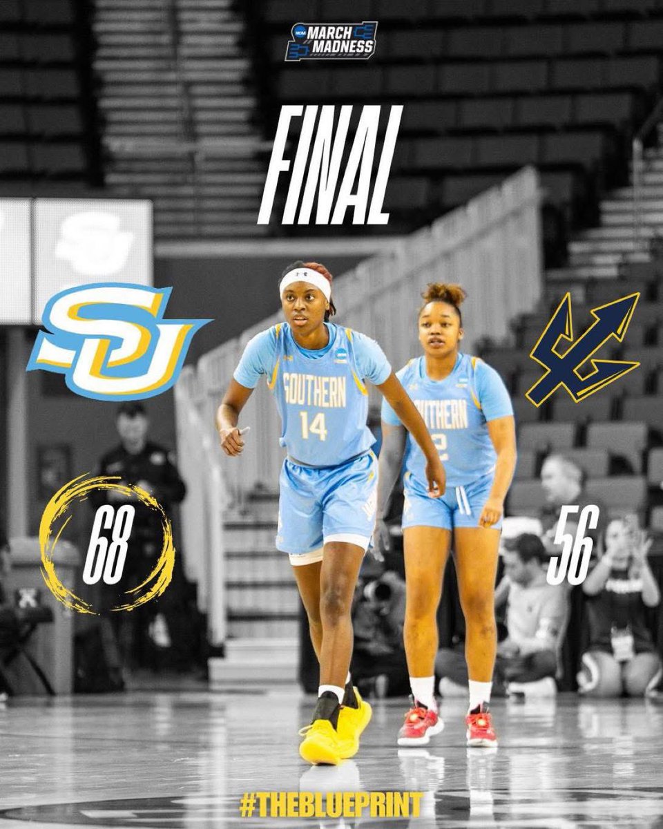 Herman Brister lll (@hermanbrister3) on Twitter photo History Made! <a href="/GeauxJagsNation/">Jaguar Fanatic</a> wins 1st <a href="/MarchMadnessWBB/">NCAA March Madness</a> game! <a href="/JaguarsWBB/">Southern University Women’s Basketball</a> 68 <a href="/UCSanDiego/">UC San Diego</a> 56 Final. Congratulations <a href="/CarlosFunches/">carlos funches</a> on the “W” <a href="/SouthernU_BR/">Southern University</a> <a href="/GeauxGetIt_/">SouthernJagsFan</a> <a href="/BRTeacherLeader/">Jessica Brister</a> <a href="/HermanBrister/">Herman Brister</a> History Made! <a href="/GeauxJagsNation/">Jaguar Fanatic</a> wins 1st <a href="/MarchMadnessWBB/">NCAA March Madness</a> game! <a href="/JaguarsWBB/">Southern University Women’s Basketball</a> 68 <a href="/UCSanDiego/">UC San Diego</a> 56 Final. Congratulations <a href="/CarlosFunches/">carlos funches</a> on the “W” <a href="/SouthernU_BR/">Southern University</a> <a href="/GeauxGetIt_/">SouthernJagsFan</a> <a href="/BRTeacherLeader/">Jessica Brister</a> <a href="/HermanBrister/">Herman Brister</a>