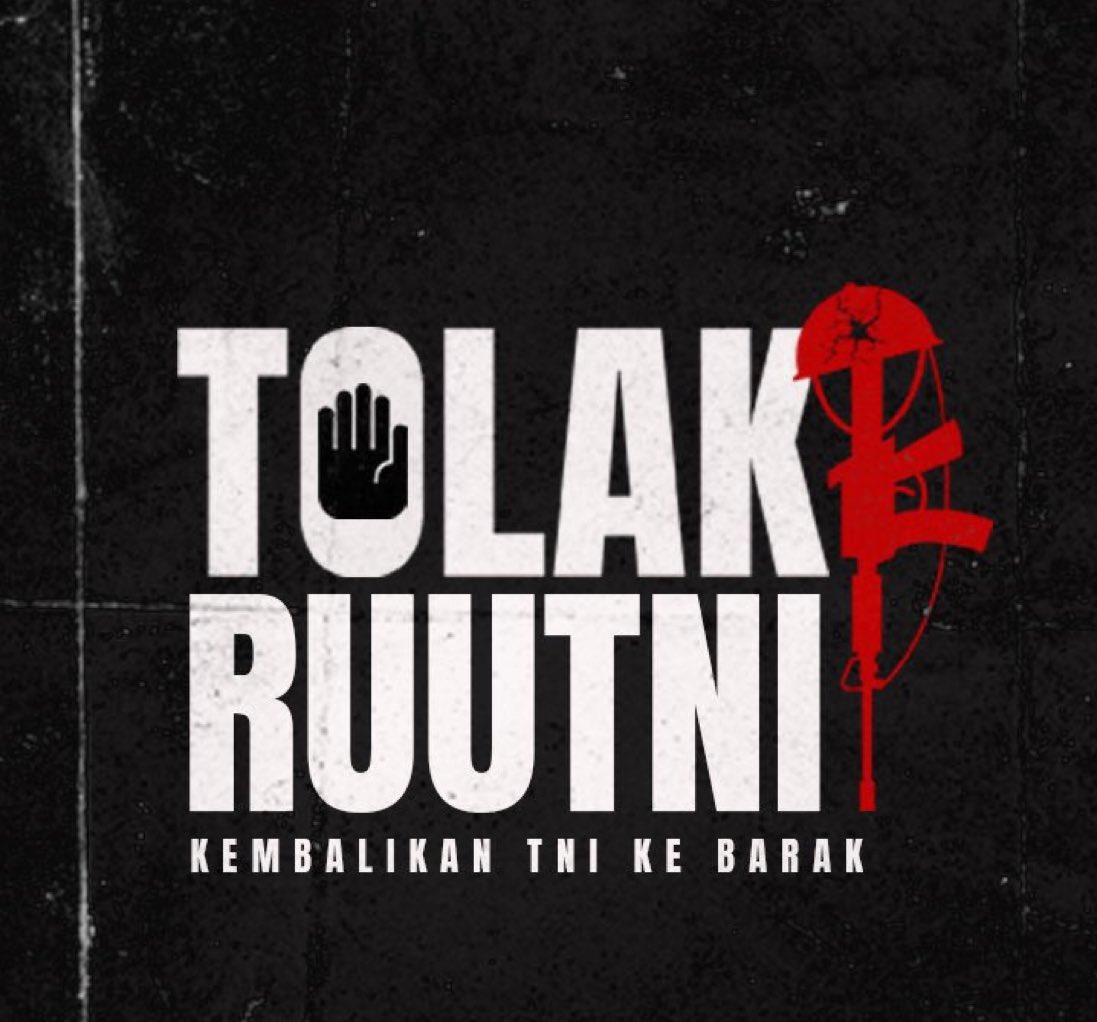 PLEASE BANTU RT DAN SHARE.

Ada teman2 kita yg memperjuangkan dilapangan dan turun aksi.

Mari kita kawal ini di x naikan #TolakUUTNI #TolakRevisiUUTNI