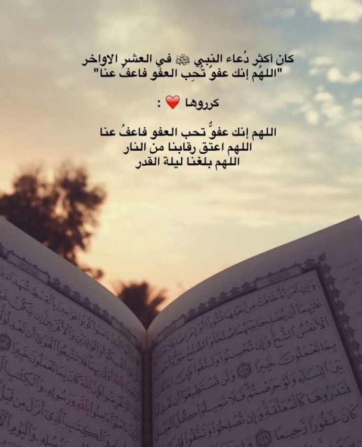 #العشر_lلاواخر_من_رمضان الحمدلله الذي أبلغنا العشر الأواخر
اللهم اجعل هذه الليالي تحمل لنا
من الخير فوق مانرجوه وأن تفتح لنا
أوسع أبواب عفوك ورحمتك وغفرانك
اللهمّ اجعلنا من الذين ازدادوا إليك قرباً وصرفت عنهم مصائب الدنيا اللهم لا تصعب علينا امراً وأرزقنا حظ الدنيا ونعيمّ الأخرة