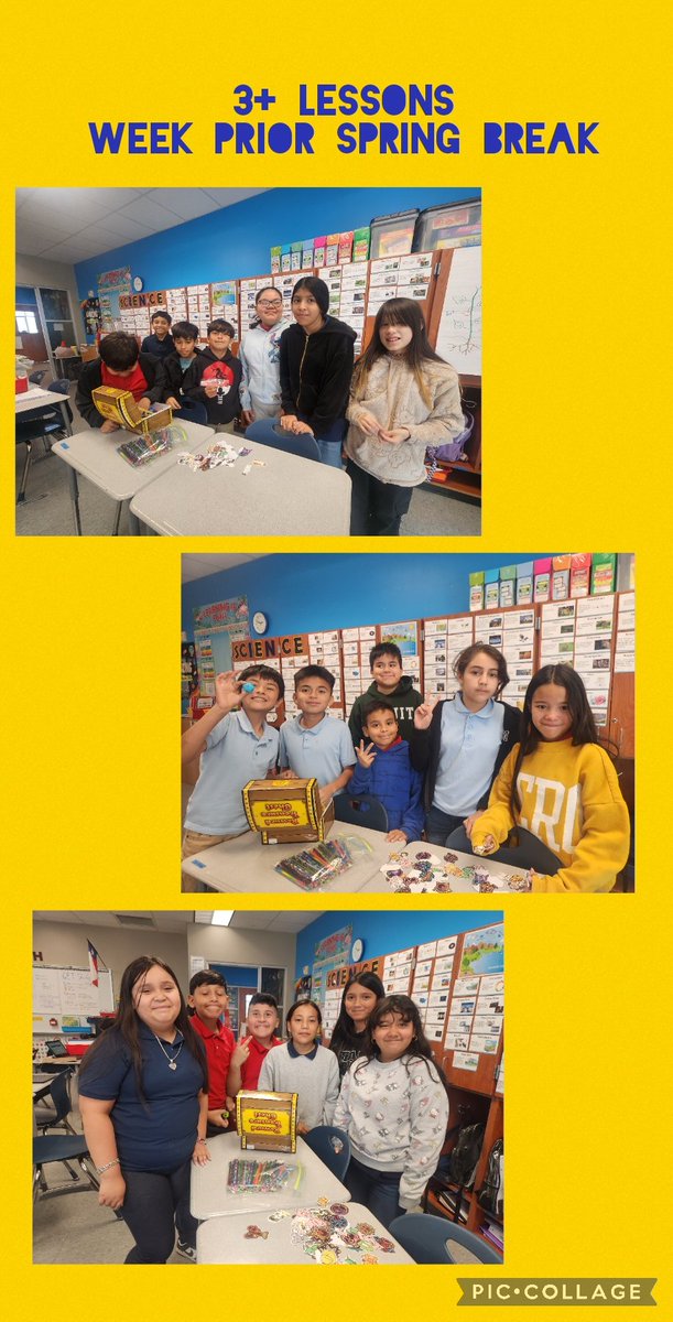 Anlyacosta's tweet photo. Today, we celebrated the students who completed the Spring Break Challenge of 5+ lessons in @zearned. We also celebrated those who completed their weekly goal of 3+ lessons the week before Spring Break.🎊 #4thGradeMathRocks @Almeda_Elem @Ian_Olmstead @deandra_waters @NLPerez3 https://t.co/WbfIc1B8nr