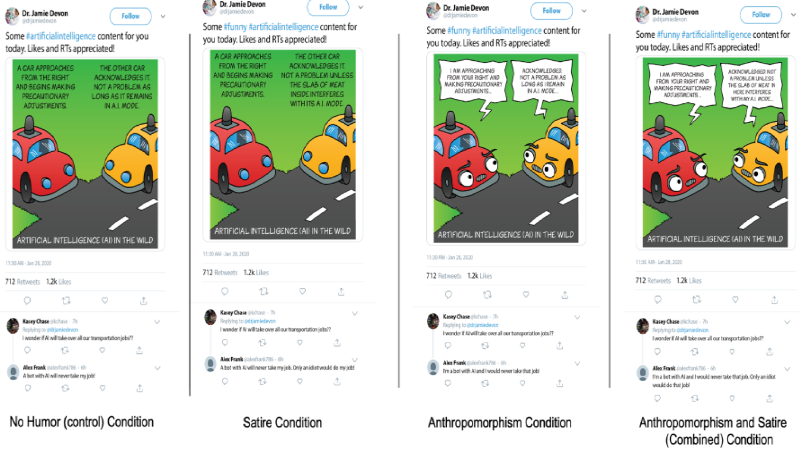 SciResMatters's tweet image. In a world overwhelmed with #AI chatter, how do scientists make their voices heard? A new study suggests #humour might be the key! From #anthropomorphism to #satire, turning tech talk into relatable conversations can boost trust and credibility. Who knew a joke about a