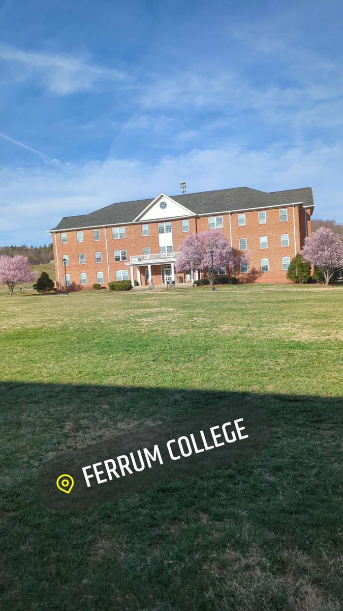 CCPathfinderFl's tweet photo. Day 1 @VaPrivColleges tour @FerrumCollege 

Fun Facts:
🏆 Moving → Div 2
🐄 Two working farms on campus
🩺 100% admit rate to Vet School
🛡️ The ONLY crime house in VA
🎓 Max 12 student per class
The president knows every student by name.
#CollegeVisit #IECOnTheGo #ccpathfinderfl https://t.co/s4xcvFQNFh