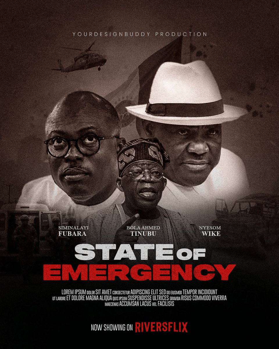 francispc001's tweet photo. Just a creative spin inspired by recent events. For fun, no harm intended.
Slide 1: Resources
Slide 2: Result
#GraphicDesign #GraphicDesigner #PosterDesign #MoviePoster #MoviePosterDesign #StateOfEmergency #CreativeProcess #MadeForFun #YourDesignBuddy https://t.co/46gLSAaLKe