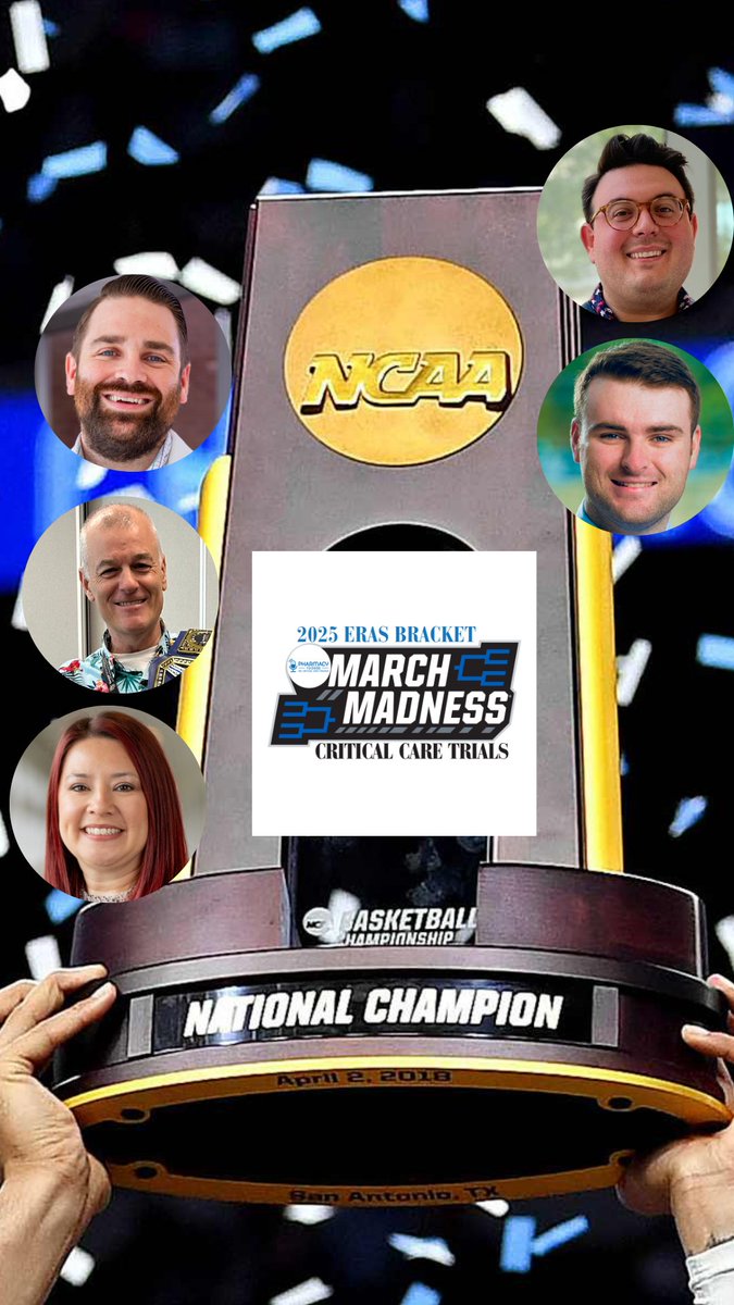 Pharmacy To Dose: The Critical Care Podcast (@pharmacytodose) on Twitter photo 🚨NEW POD ALERT🚨
🏀2025 Critical Care Trials March Madness Eras Bracket Preview 🏀
Part I
Highlighting 1900's & 2000's regions with Rob Maclaren & Trisha Branan <a href="/TrishaBranan/">Trisha Branan</a> <a href="/ugac3/">UGAC3</a>
Part II
Highlighting 2010's & 2020's regions with Clay Small & Nick Servati <a href="/PharmDtotheLAD/">Nick Servati</a> 🚨NEW POD ALERT🚨
🏀2025 Critical Care Trials March Madness Eras Bracket Preview 🏀
Part I
Highlighting 1900's & 2000's regions with Rob Maclaren & Trisha Branan <a href="/TrishaBranan/">Trisha Branan</a> <a href="/ugac3/">UGAC3</a>
Part II
Highlighting 2010's & 2020's regions with Clay Small & Nick Servati <a href="/PharmDtotheLAD/">Nick Servati</a>