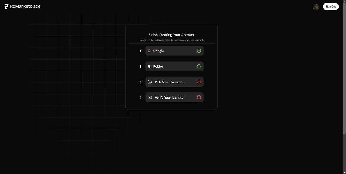 🚀 Big changes are coming to RoMarketplace! We've been hard at work rebuilding the platform to be faster, more secure, and scalable for the future.

We’re in the final stages of development, stay tuned for the official launch!
#RoMarketplace #Marketplace #RobloxDev