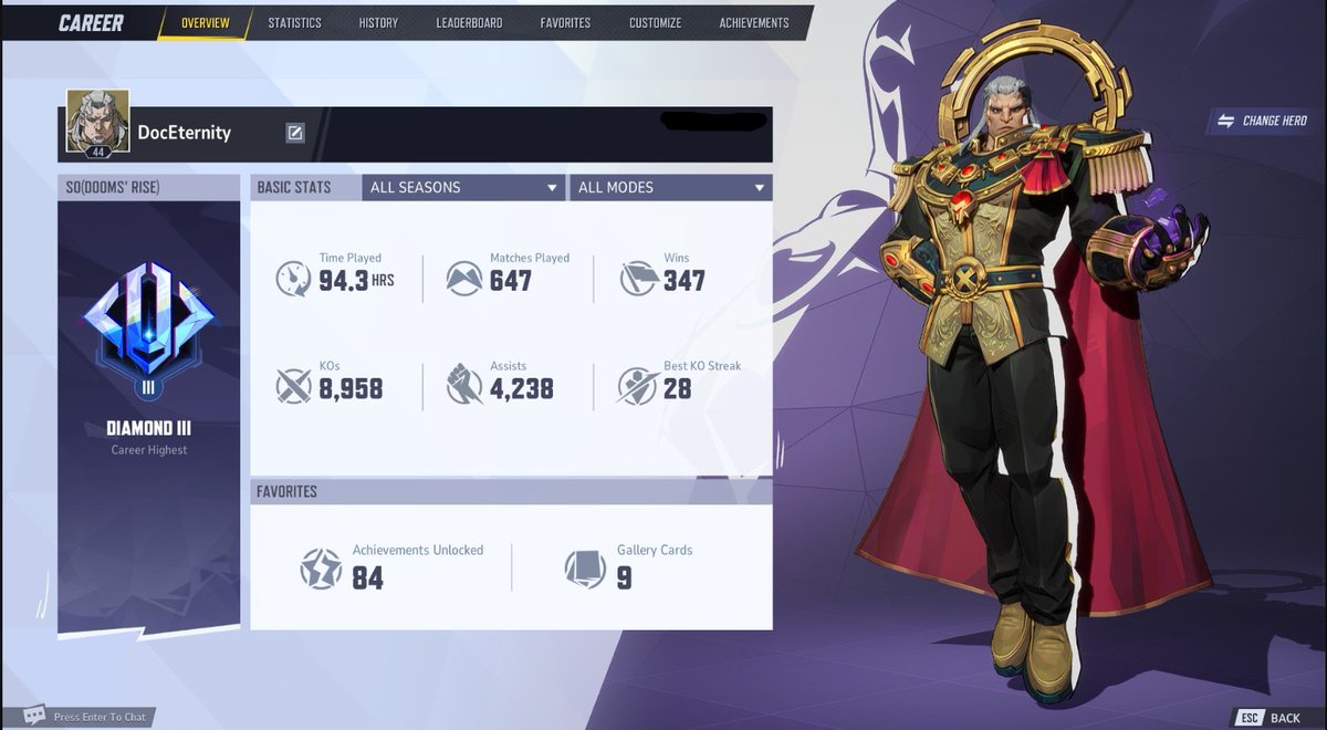 DocEternity's tweet photo. After feeling trapped in Plat 1 for what felt like an eternity, I am finally free. (Free until I try for the next rank) https://t.co/X8f7BAVpZw