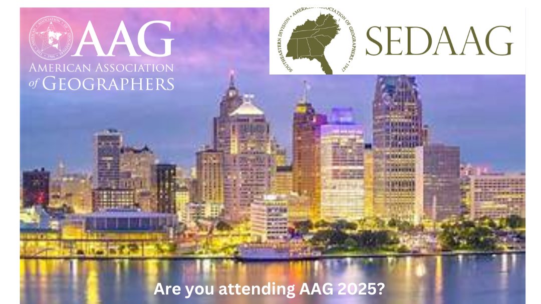 Are you attending the 2025 <a href="/theAAG/">American Association of Geographers</a>  Annual Meeting (virtually or in-person)? Tag us in your post or email us so that we can share your work! @SEEDAG <a href="/aag2025/">AG2025</a>