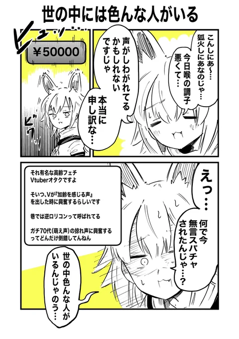 バ美肉おじいちゃん単ページ漫画まとめ(1/5) 