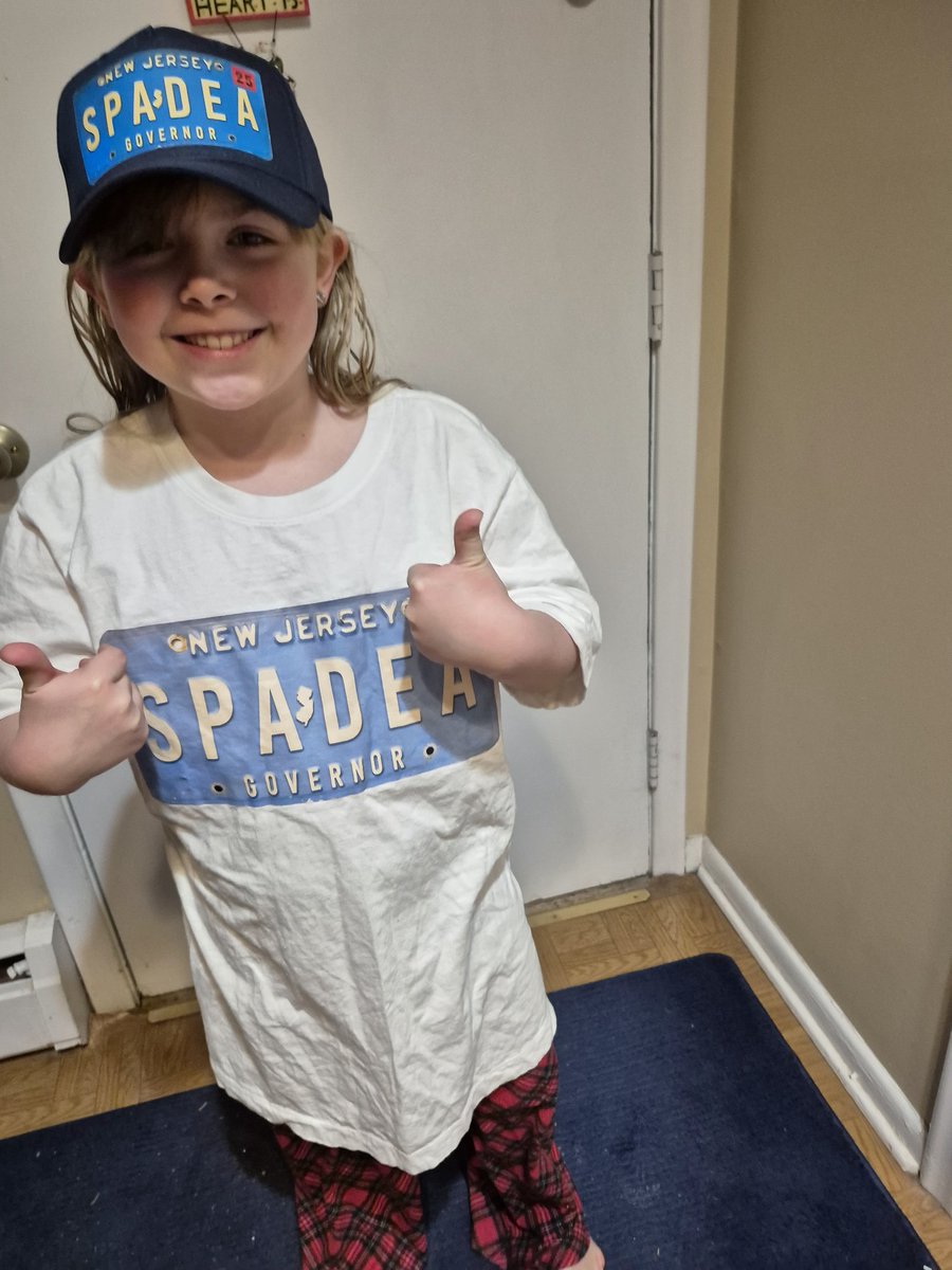 Athena is loving her new shirt and hat! Thank you  <a href="/ENaderOfficial/">Elizabeth Nader</a> 
and <a href="/BillSpadea/">Bill Spadea</a>