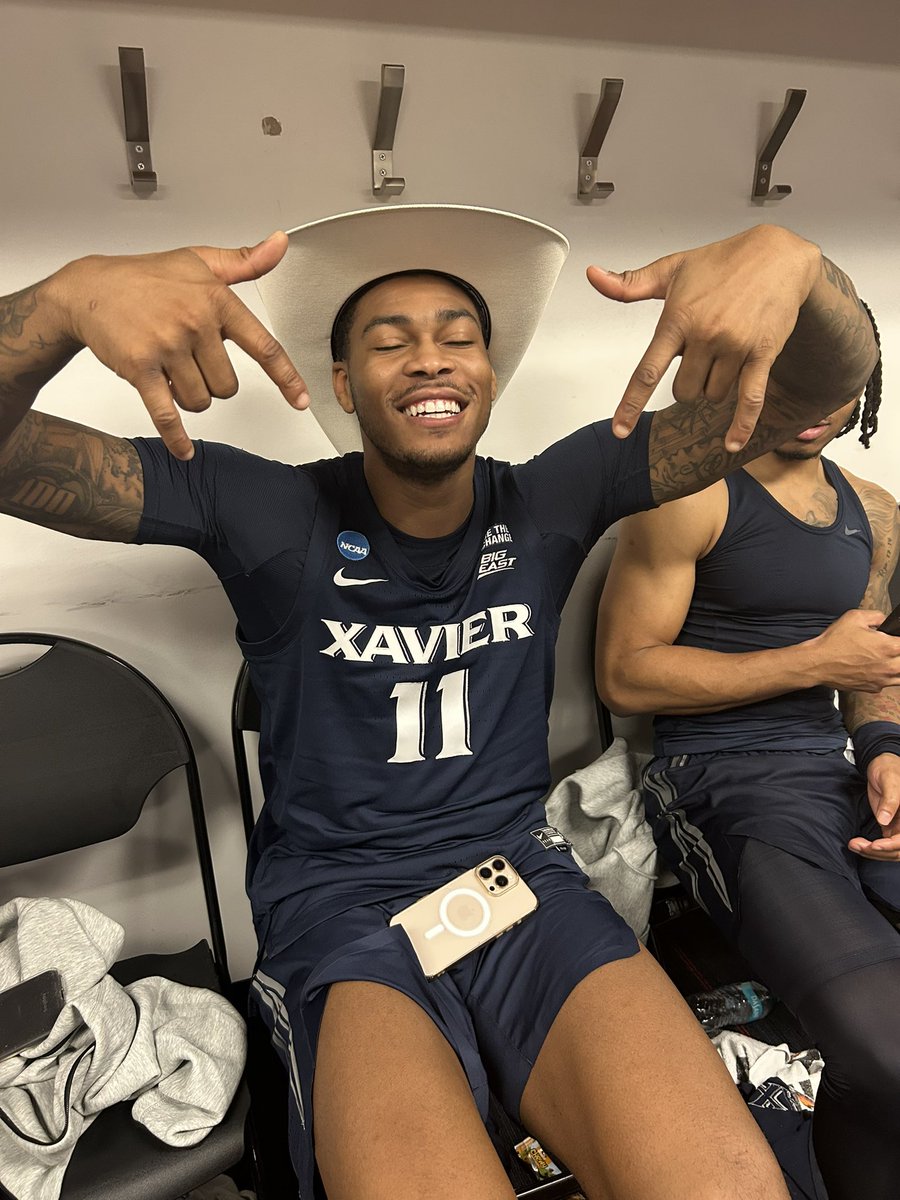Scenes in the Xavier locker room.