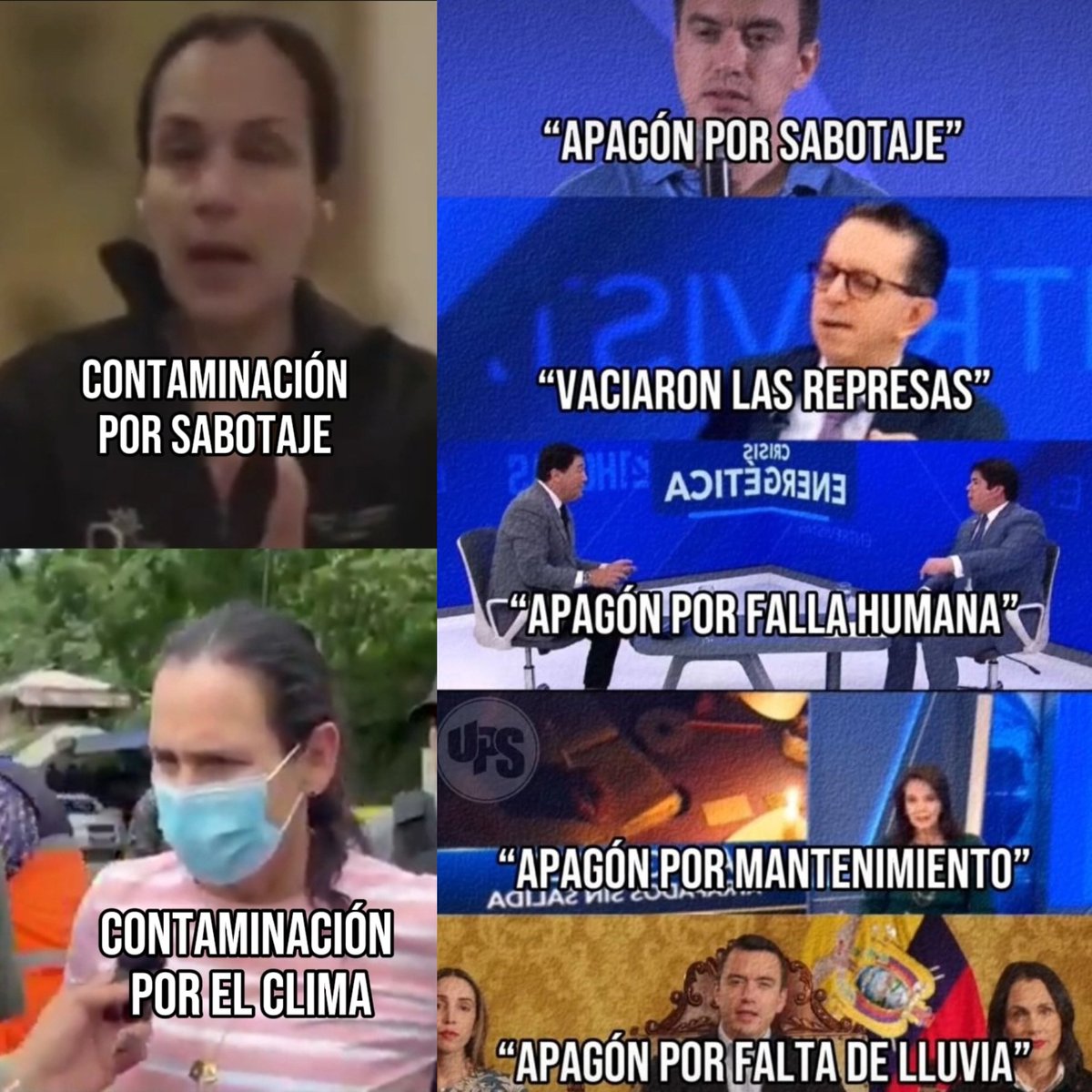 DanielGranjaEc's tweet photo. El régimen de Daniel Noboa es el más farsante en la historia del país.

Le echaron la culpa de los apagones a "otros" y hacen lo mismo con la tragedia de Esmeraldas.

La verdad: Ellos son los culpables de este desastre llamado el "Nuevo Ecuador". https://t.co/MdvaXmwYU1