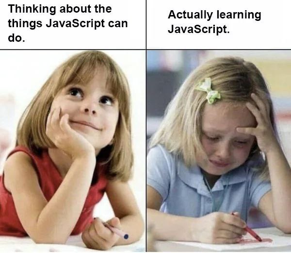Jvaland38354744's tweet image. Why did JavaScript go to therapy?
Because it had too many unresolved issues with "undefined" and couldn’t "null" its feelings! 😂
#JavaScriptQuirks #DevHumor #CodeStruggles #WebDev
#TechMemes #ProgrammingJokes #CodingLife #DeveloperProblems
#TypeCoercionChaos #CodeNewbie
