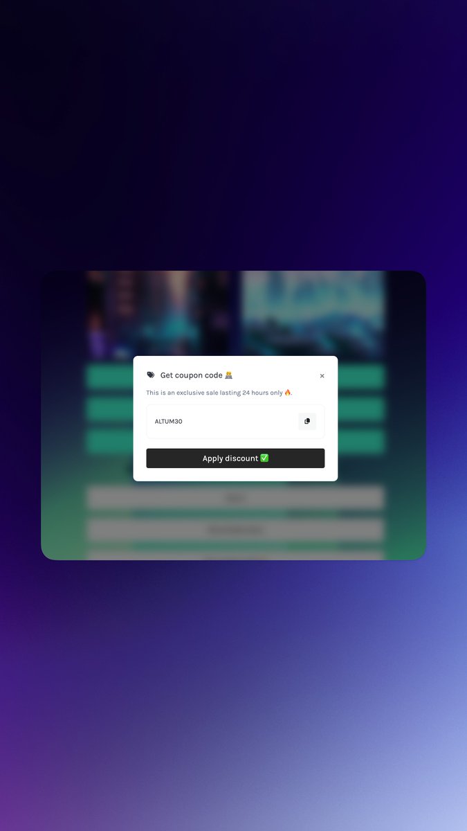 AltumCode // Fabian tweet media