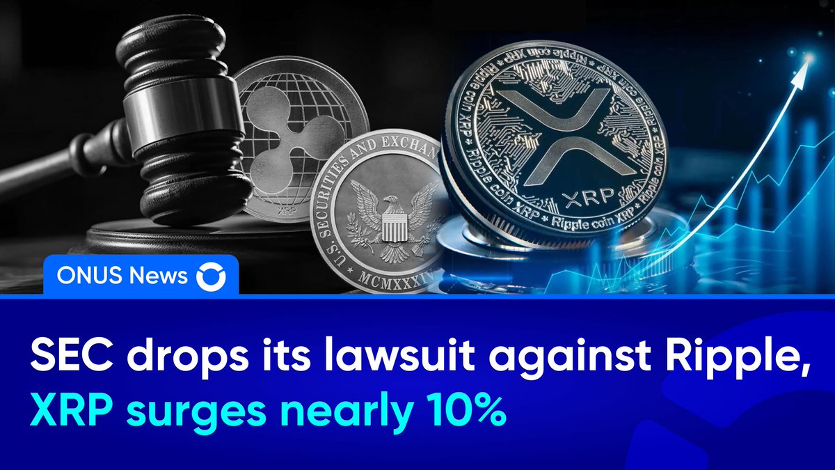 🚀 #SEC drops its lawsuit against #Ripple, #XRP surges nearly 10%

📢 On the evening of March 19, Ripple CEO Brad Garlinghouse announced that #SEC had officially withdrawn its lawsuit against #Ripple, marking the end of a legal battle that lasted over 4 years.

🔥 This positive