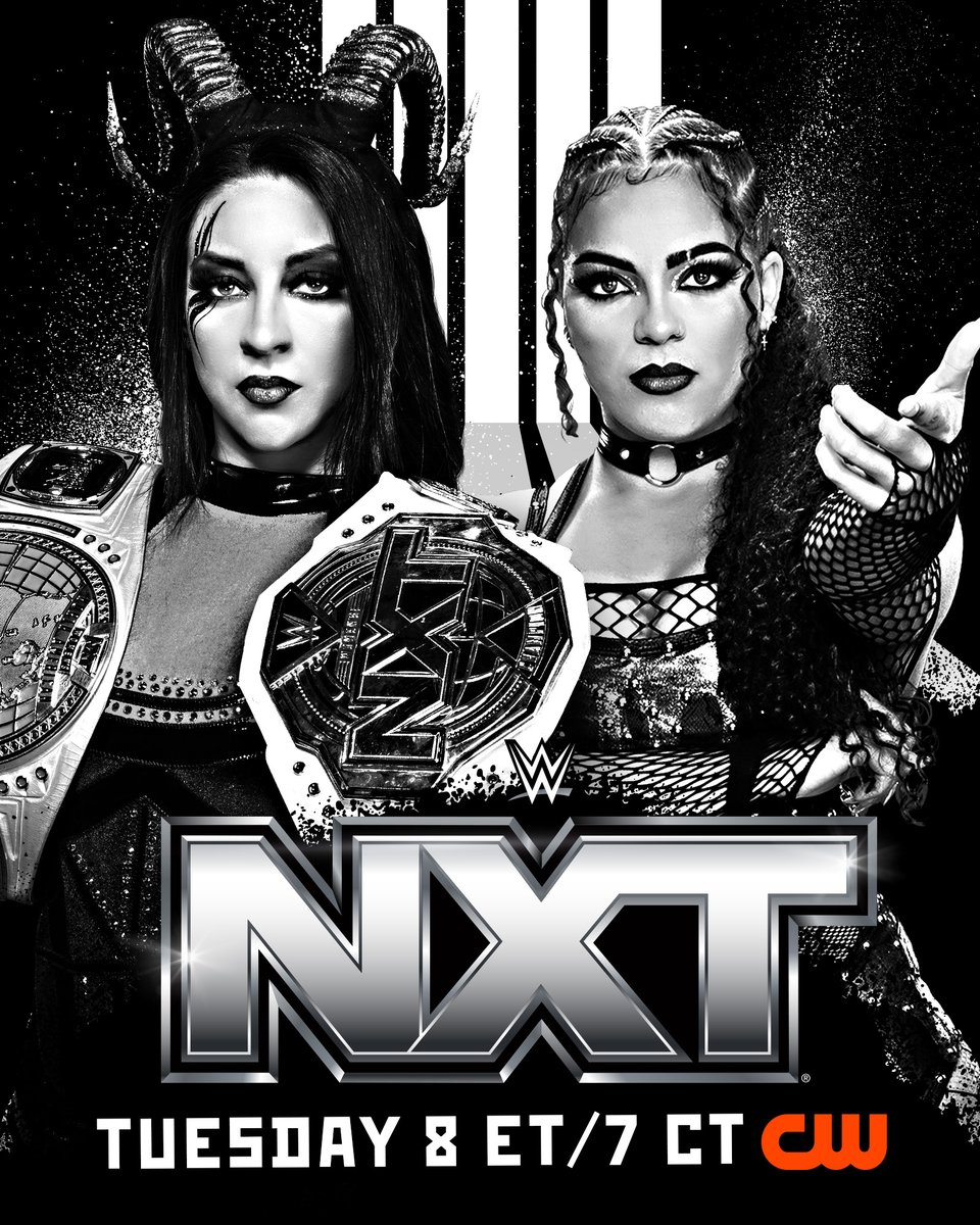 WWENXT's tweet photo. Who will walk out as NXT Women's Champion when @Steph_Vaquer defends against @Jaida_Parkerwwe NEXT WEEK on #WWENXT! 

📺 8ET/7CT on @TheCW https://t.co/718c4vOgpy