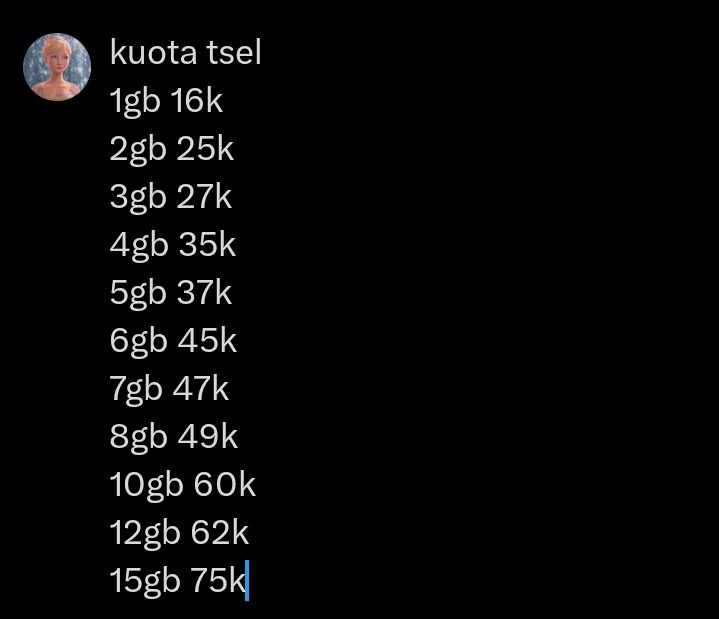 wts sell jual kuota telkomsel tsel promo 30hari #zonauang