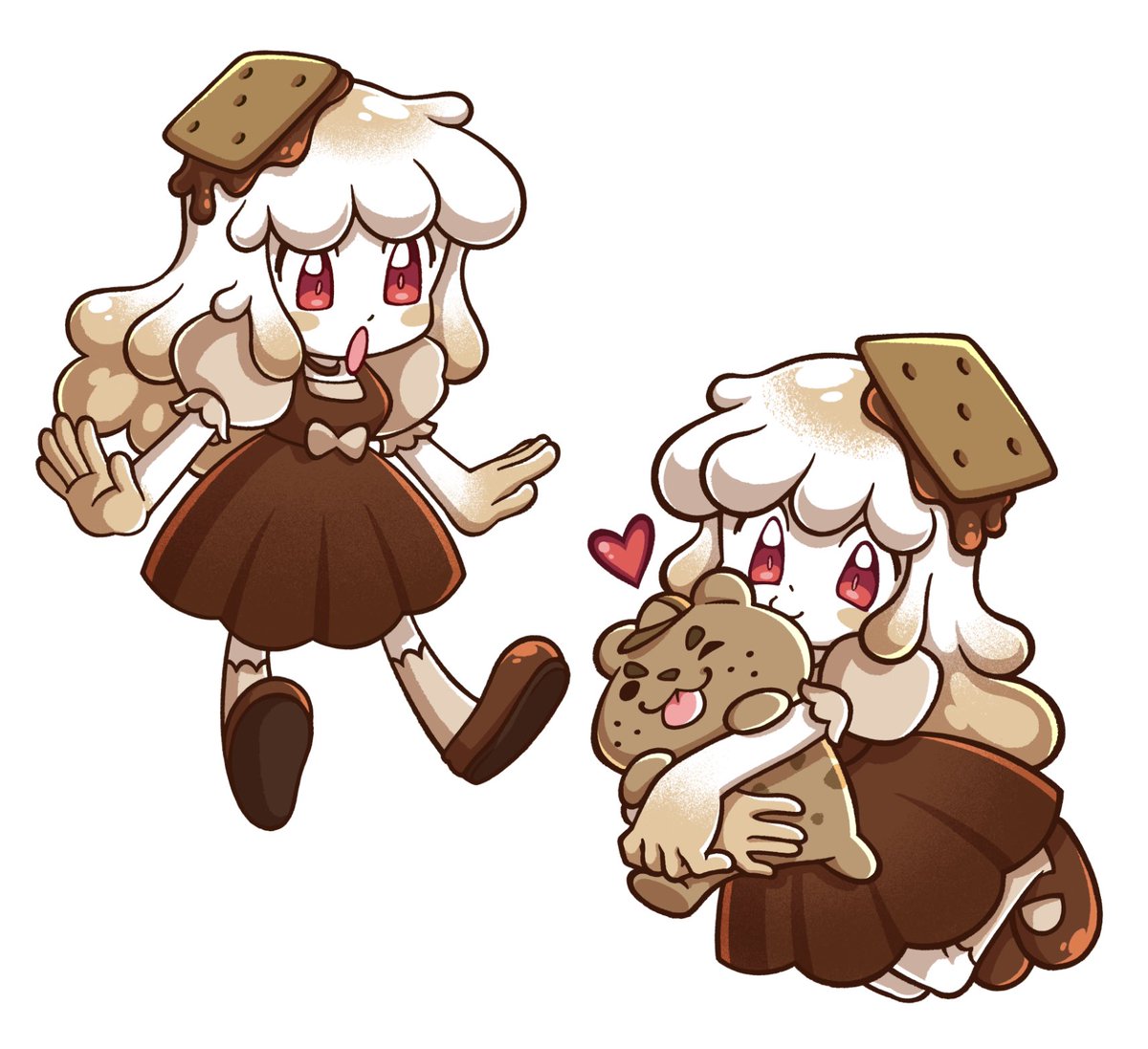 Hehe~!

Feat: <a href="/mogo_graphics/">Grungo Mungis</a> 💕🧸
#SmoneDoodles