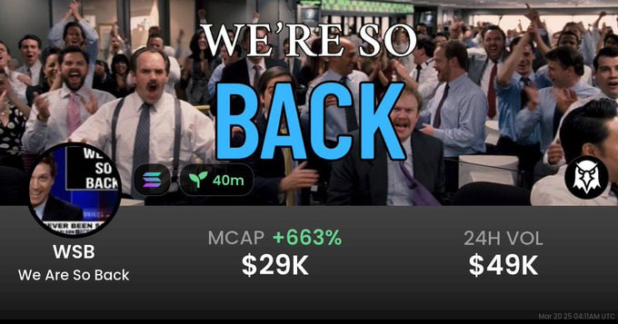 <a href="/lynk0x/">lynk</a> WE ARE SO BACK $WSB

7oJSFMxTpDKaF6BsD2z6X5V7mbTjnWHCJWGoN2Yopump