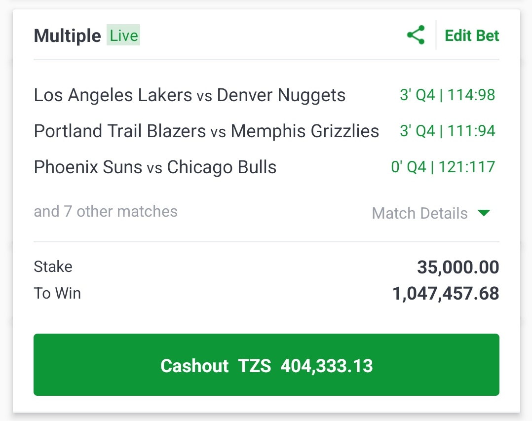 Cash out offer