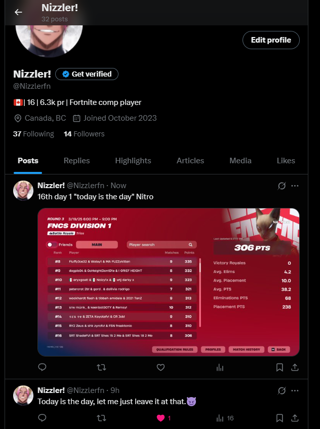 Nizzler! tweet media