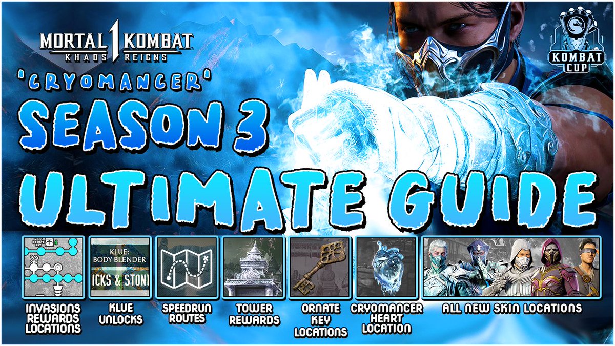 The MK1 Season 3 Ultimate Guide!!! All the Skins, All the Maps, All the Klues, All The EVERYTHING!!!
📺youtu.be/luot5RGXE30

#MK1 #MortalKombat1 #MortalKombat #KhaosReigns