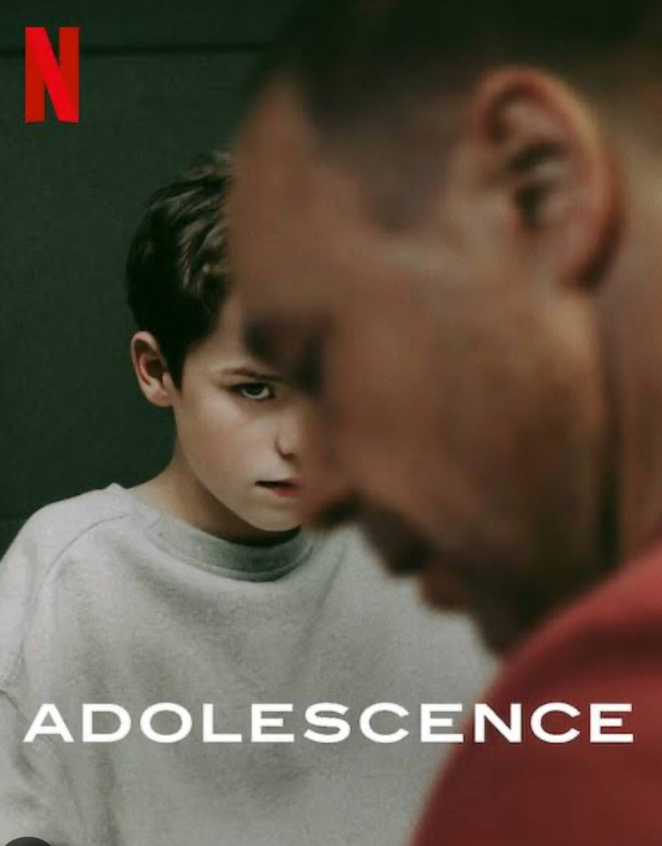 #netflix #adolescence 
1 line plot - 13-year-old arrested on charges of murder 4 episodes…                         wonder if 1) Oscar for best acting be given for web series.   2) everyone featured be given best actor award(s) !!