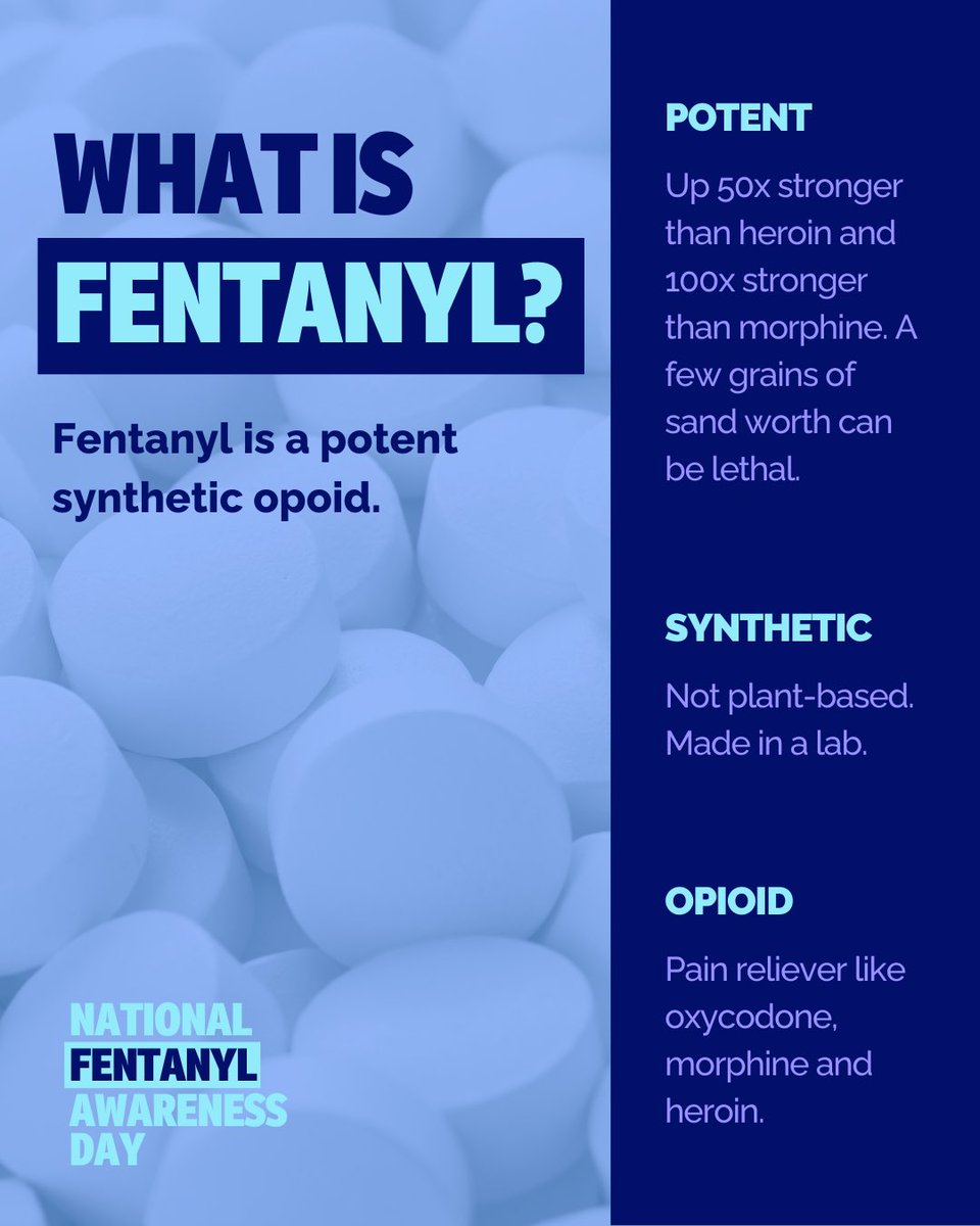 On April 29th, join us to raise awareness about illegally made fentanyl - the primary driver of the increase in all U.S. overdose deaths. Visit fentanylawarenessday.org to help us take action and spread the word. #NationalFentanylAwarenessDay #JustSayKNOW