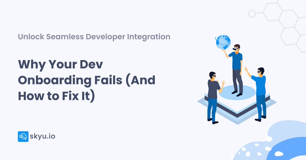 skyu_io's tweet image. Effective Dev onboarding drives success, not just speed. Our guide shows how to streamline processes, improve collaboration, and get your team up to speed faster.
👉 skyu.io/blogs/why-your…
#DevOnboarding #DeveloperSuccess #teamcollaboration #IDP