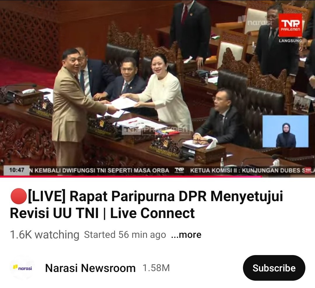 1998 - Orde Baru diruntuhkan masyarakat 
2025 - Orde Baru jilid 2 dibangun dan dikuatkan kembali oleh mantunya penguasa Orba 

Sia-sia darah Elang Mulia Lesmana, Heri Hertanto, Hafidin Royan, Hendriawan Sie, Sigit Prasetyo, dll yg tumpah dan gugur demi Reformasi
#TolakRevisiUUTNI